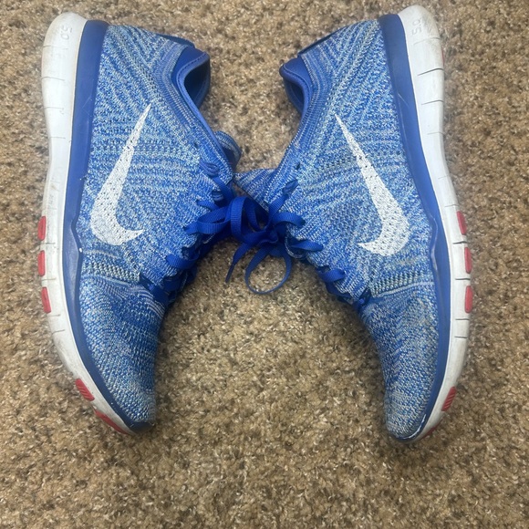 Nike Blue and White Sneakers - Picture 5 of 11